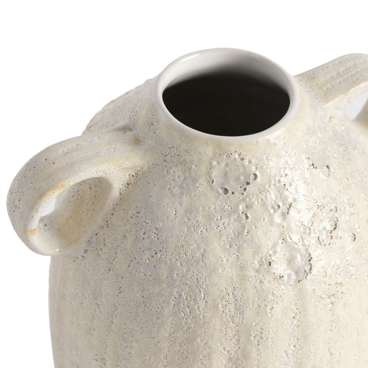 Cascada Vase - Eggshell White Ceramic