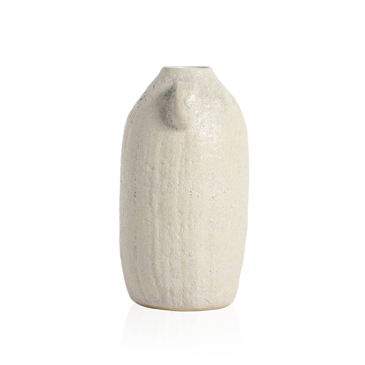 Cascada Vase - Eggshell White Ceramic