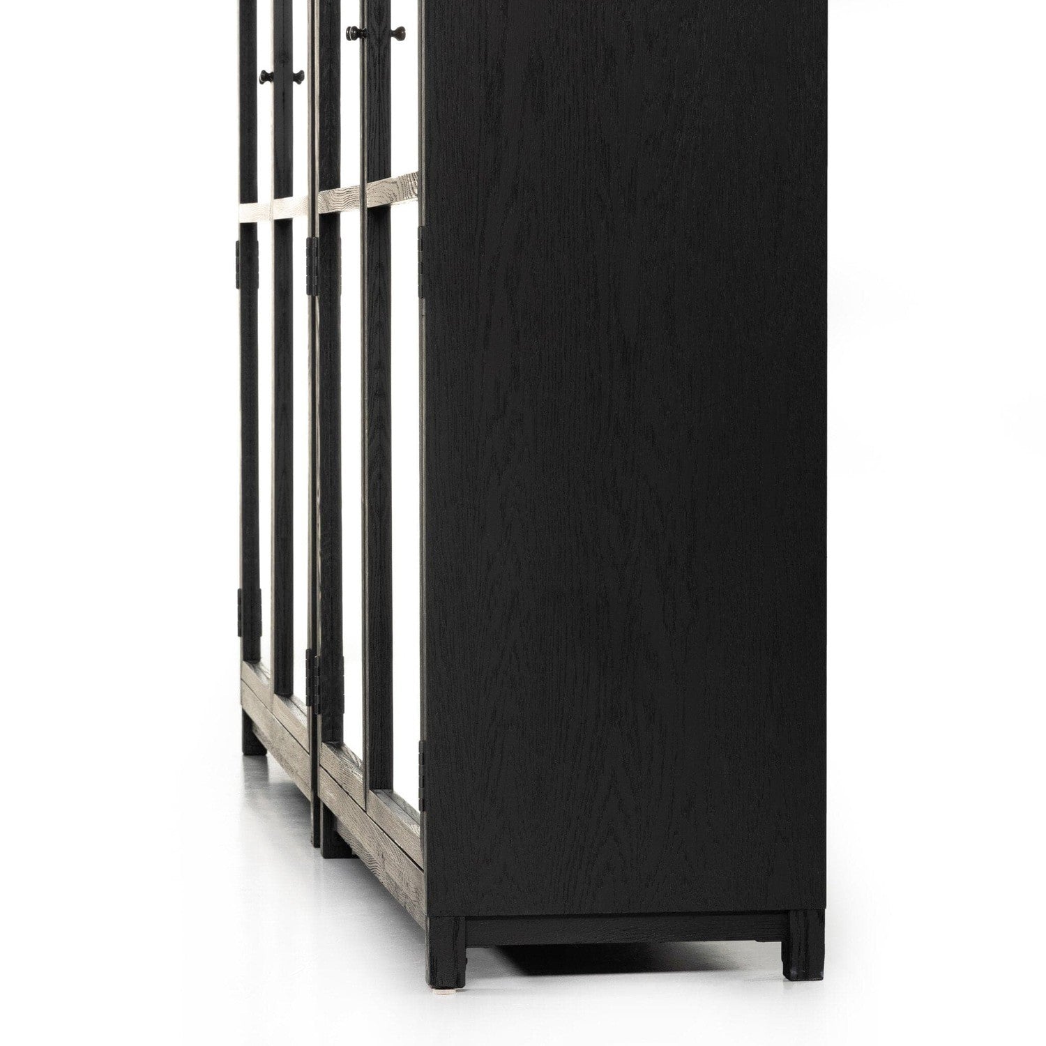 Millie Double Cabinet - Drifted Matte Black