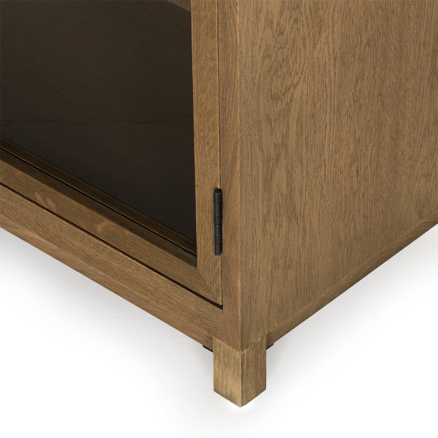 Millie Double Cabinet - Drifted Oak Solid