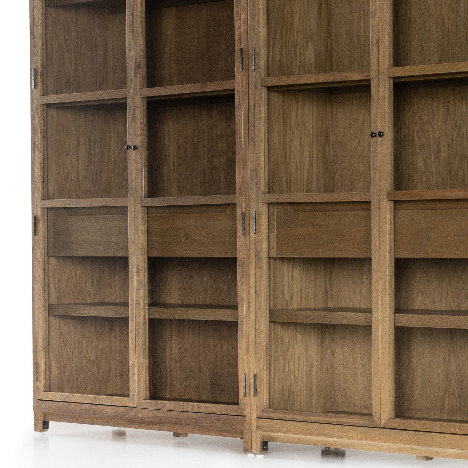 Millie Double Cabinet - Drifted Oak Solid