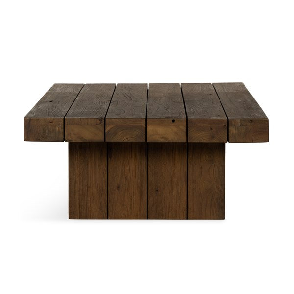 Encino Outdoor Coffee Table-Brown-Four Hands-FH-232341-003-Outdoor Coffee Tables-3-France and Son