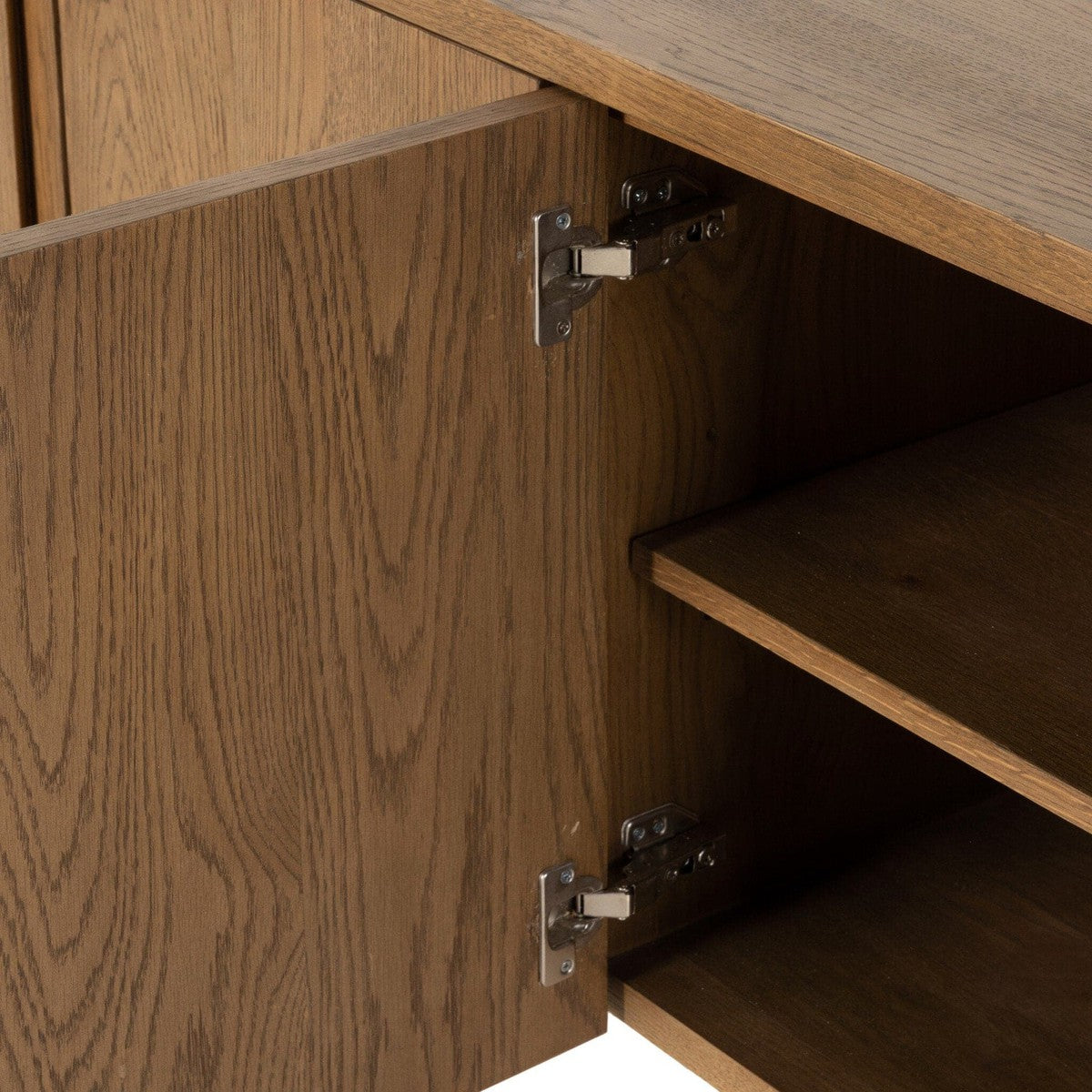 Riggs Media Console - Amber Oak