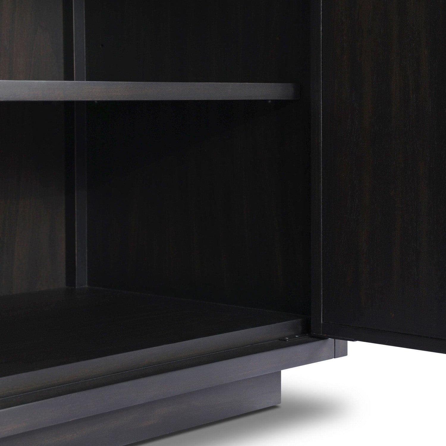 Nyland Media Console - Black Mahogany Veneer