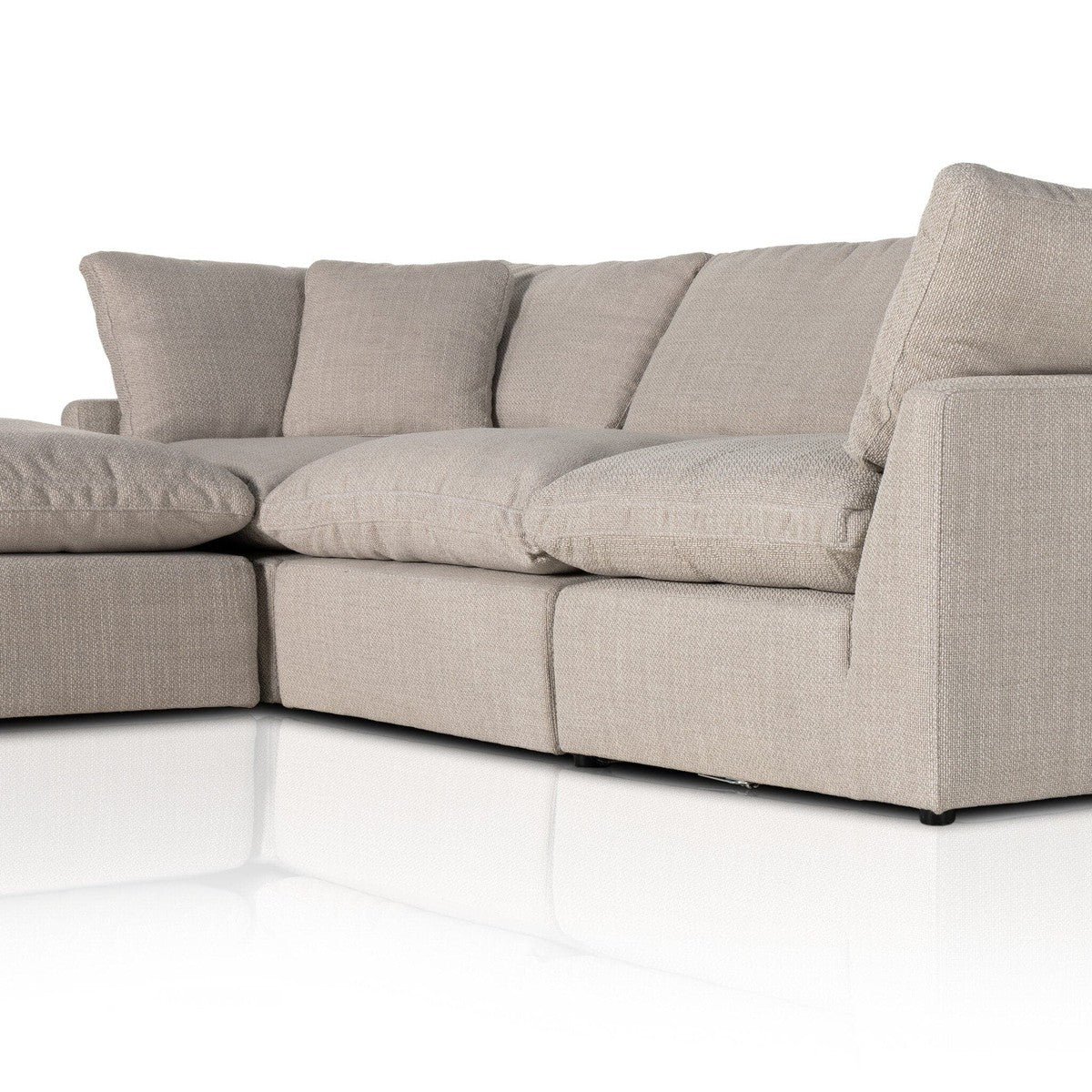 Stevie 3-Piece Sectional - Gibson Wheat