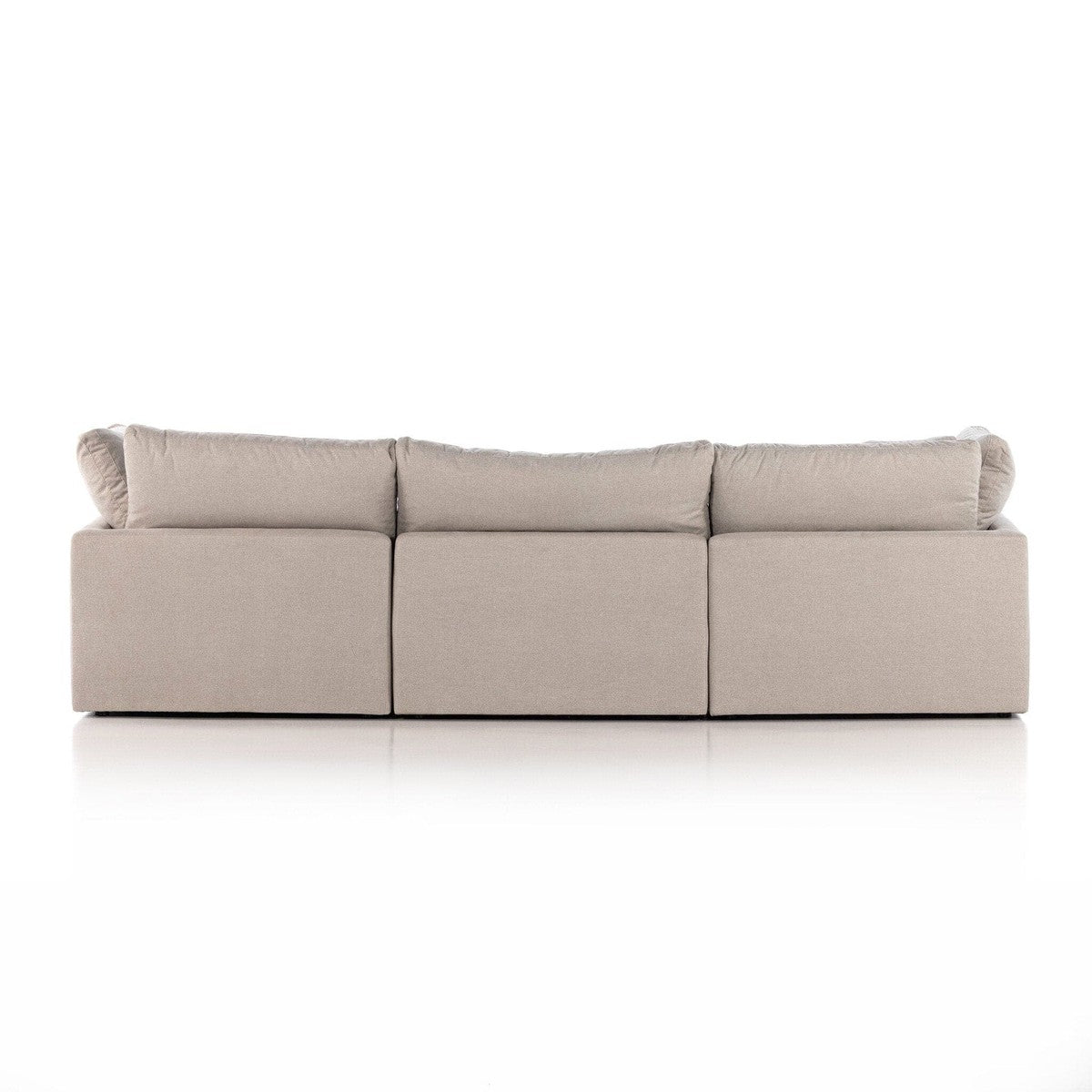 Stevie 4-Piece Sectional W/ Ottoman - Destin Flannel