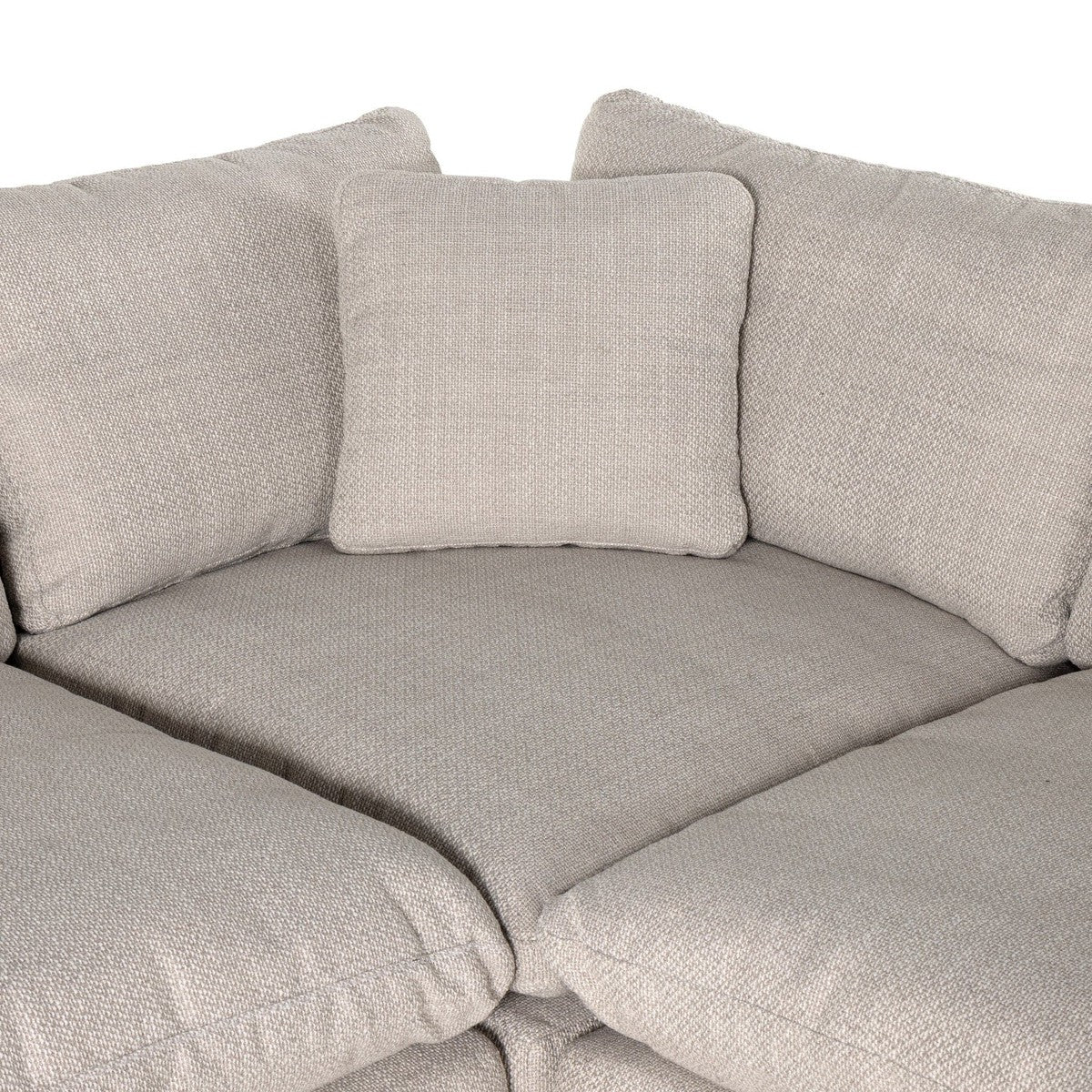 Stevie 4-Piece Sectional W/ Ottoman - Gibson Wheat