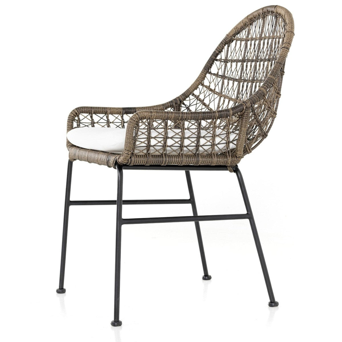 Bandera Outdoor Woven Dining Chair - Stinson White