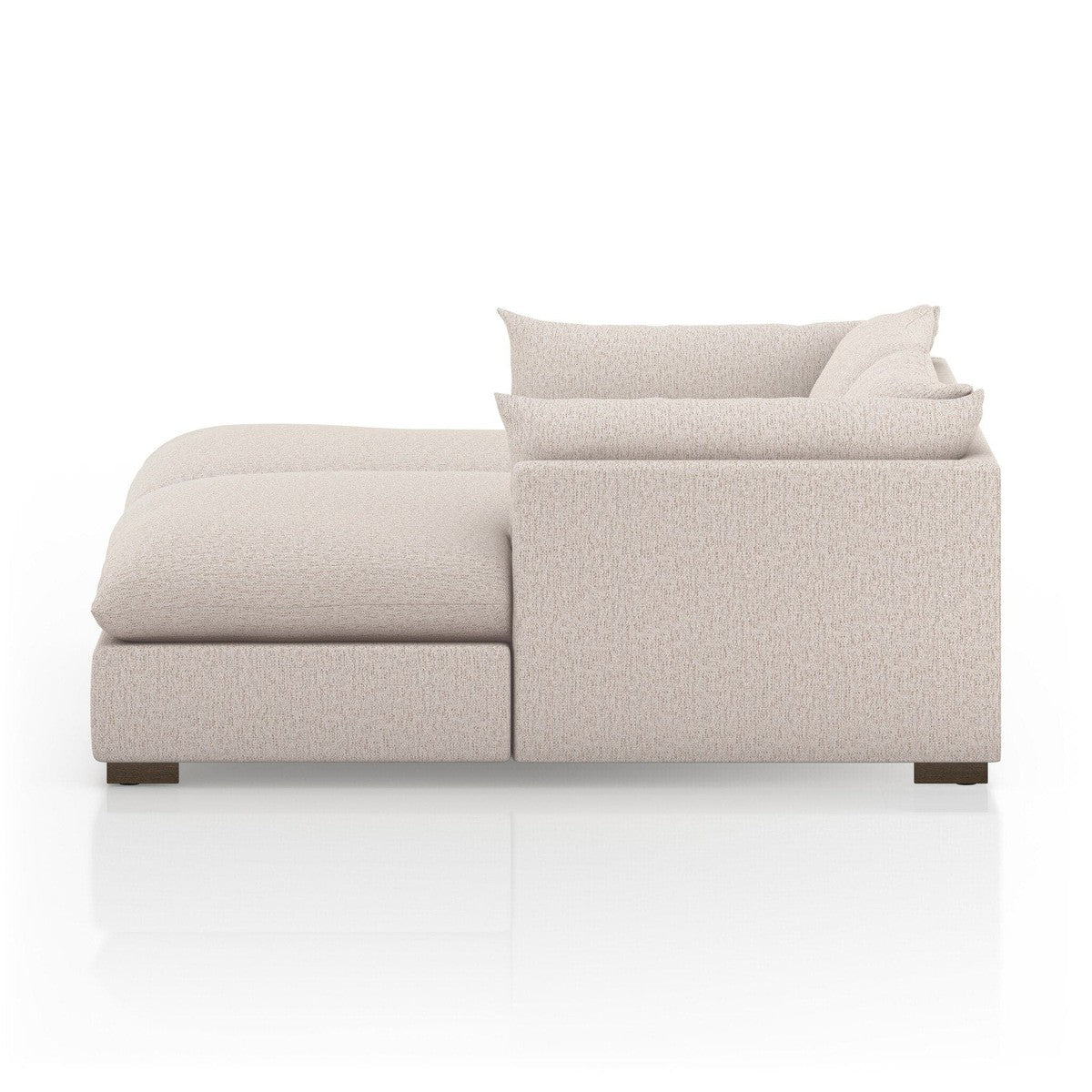 Westwood Double Chaise Sectional - Bayside Pebble