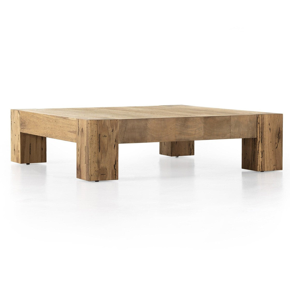 Abaso Coffee Table - Rustic Wormwood Oak