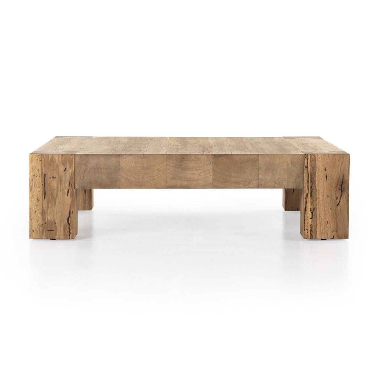 Abaso Coffee Table - Rustic Wormwood Oak