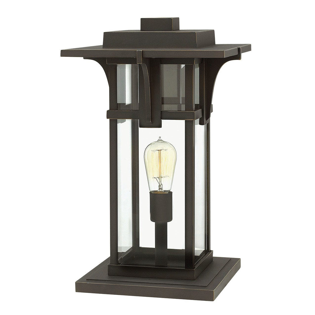 Manhattan Large Pier Mount Lantern 12v-Hinkley Lighting-HINKLEY-2327OZ-LV-lanterns-1-France and Son