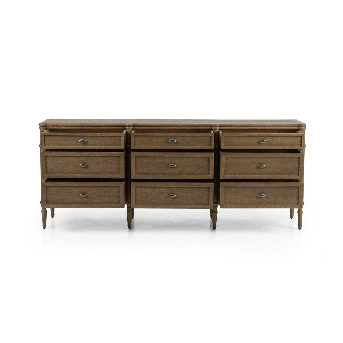 Toulouse 9 Drawer Dresser - Toasted Oak