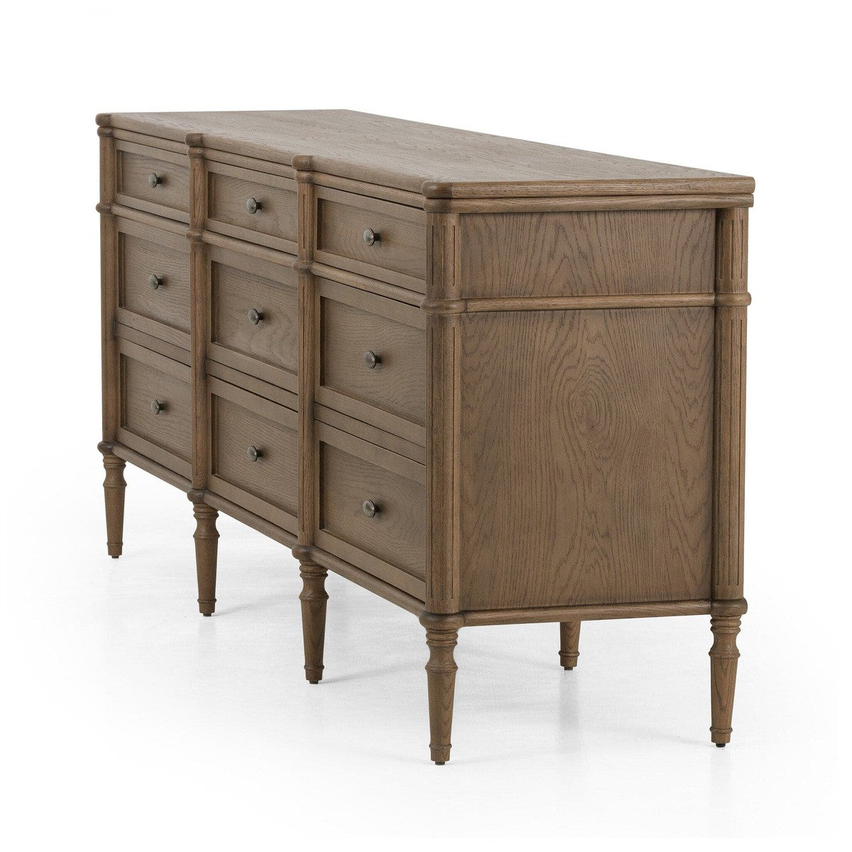 Toulouse 9 Drawer Dresser - Toasted Oak