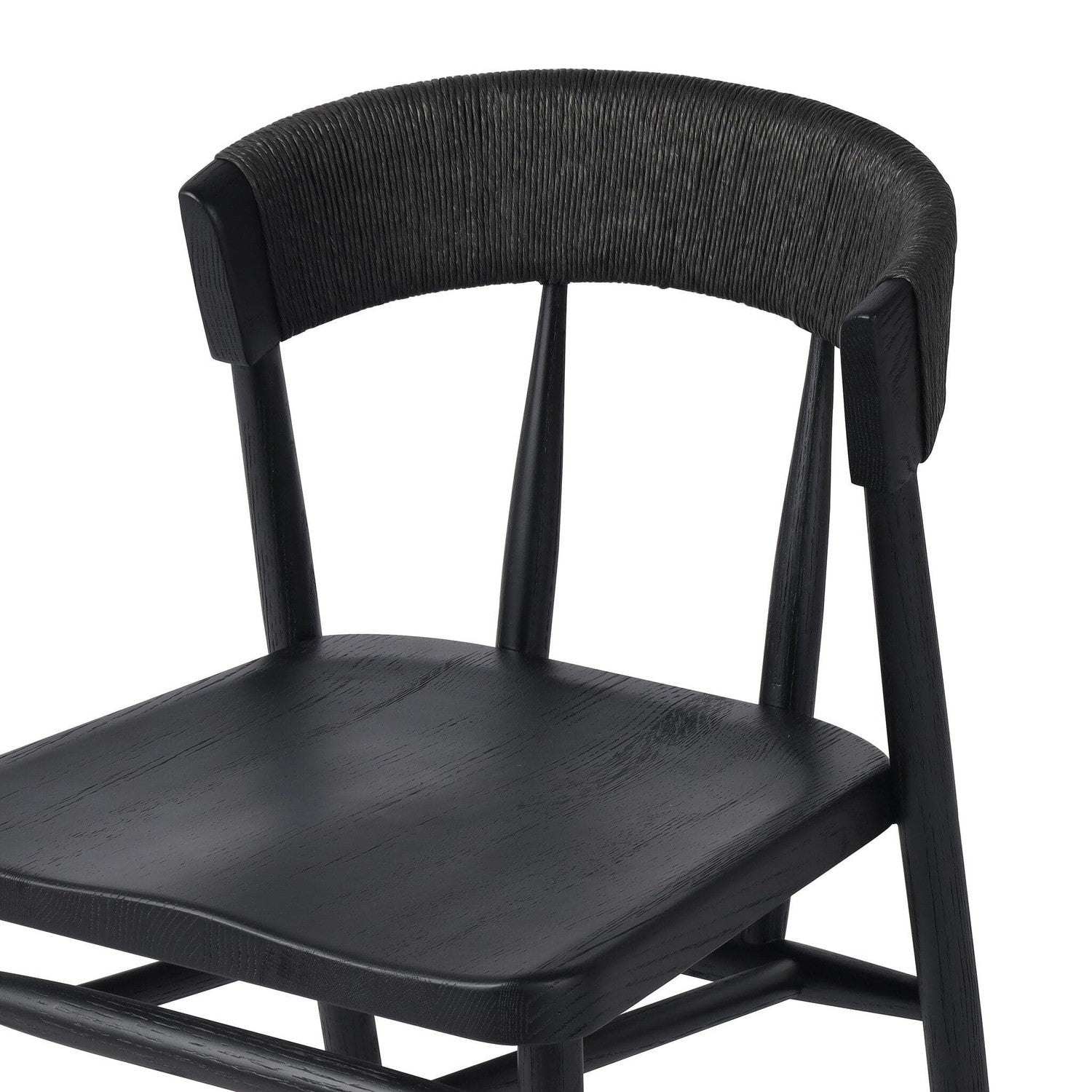 Buxton Counter Stool - Black Rush