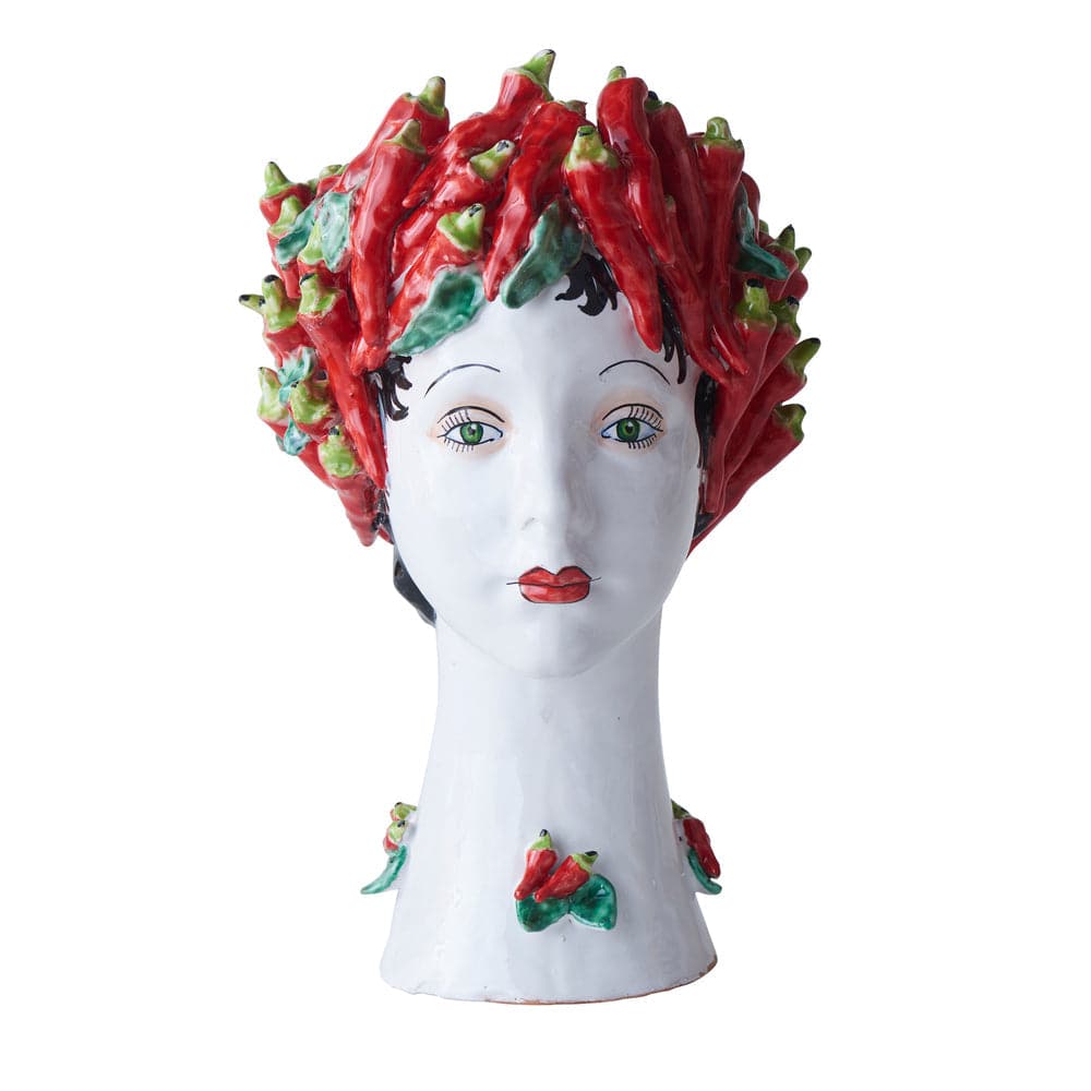 Ceramic Head Vase-ABIGAILS-ABIGAILS-233003-VasesPeppers Decor-Large-5-France and Son