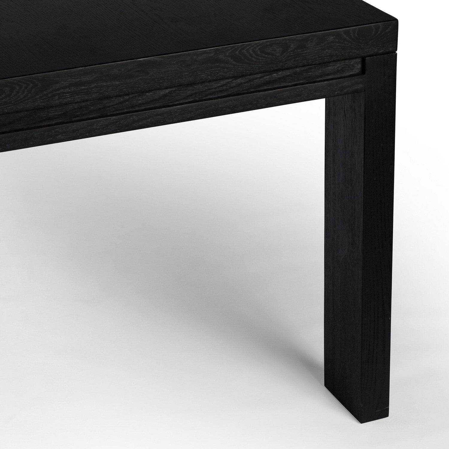 Millie Dining Table - Drifted Matte Black Veneer