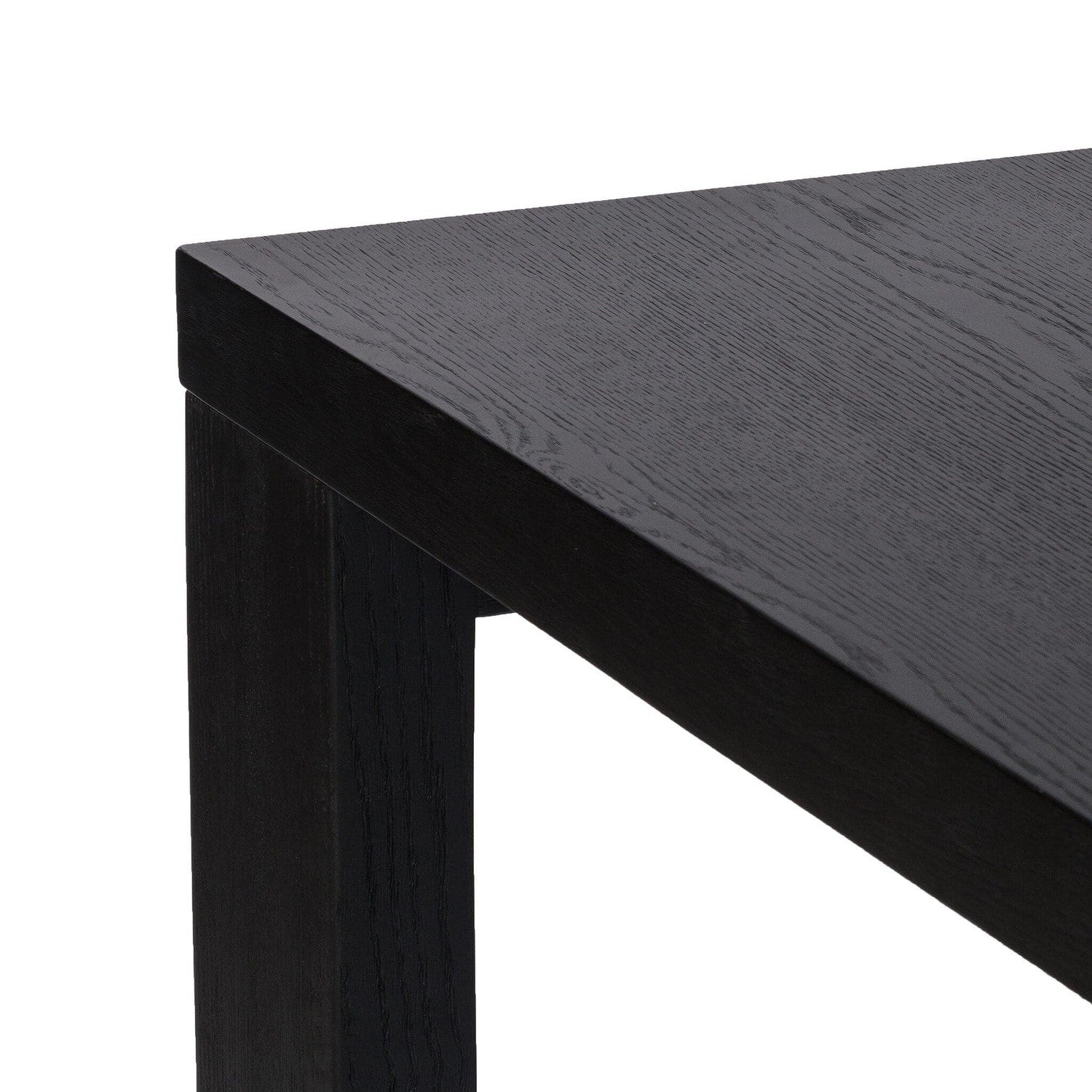 Millie Dining Table - Drifted Matte Black Veneer