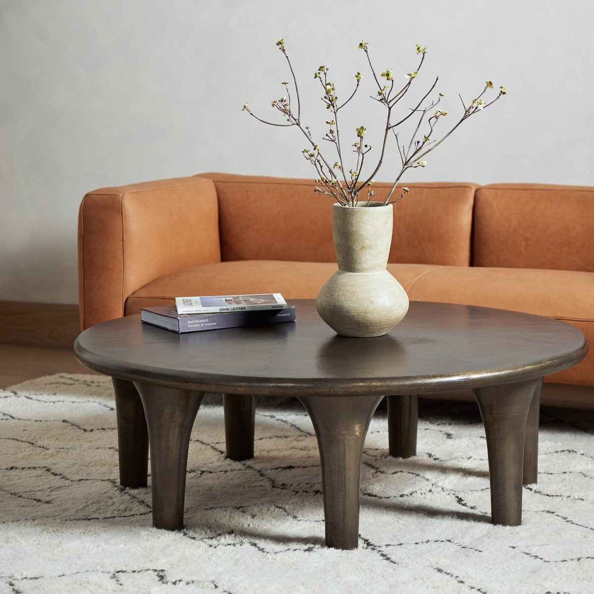 Kelden Coffee Table - Aged Bronze