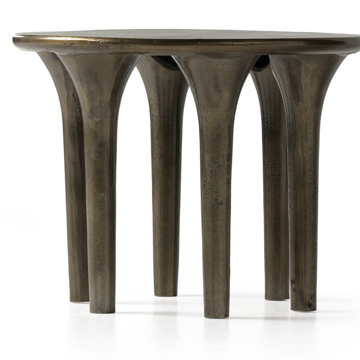 Kelden End Table - Aged Bronze