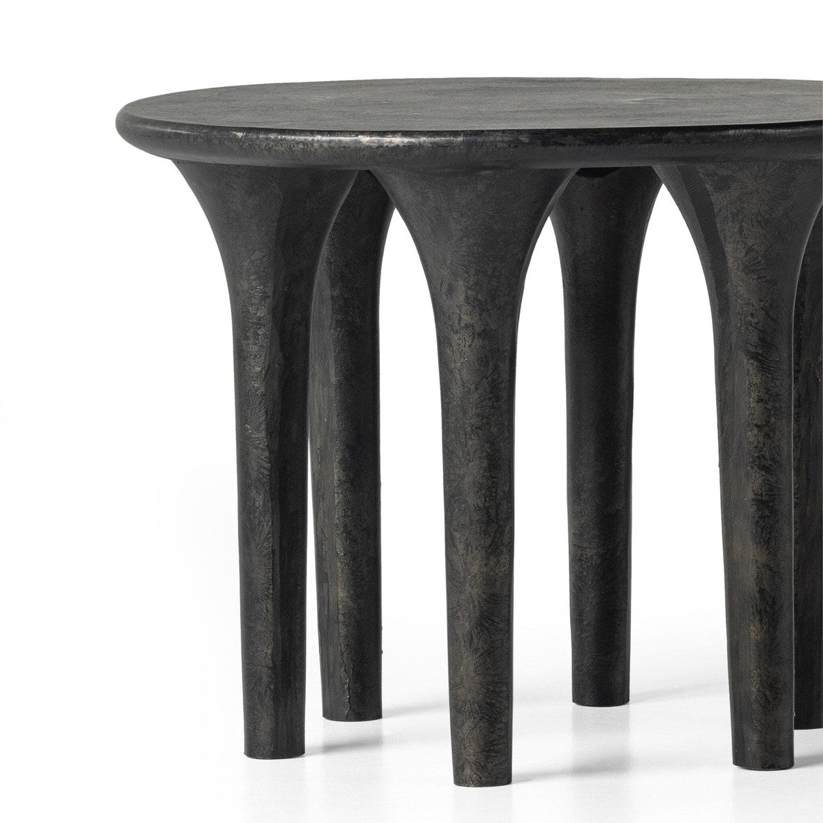 Kelden End Table - Raw Black