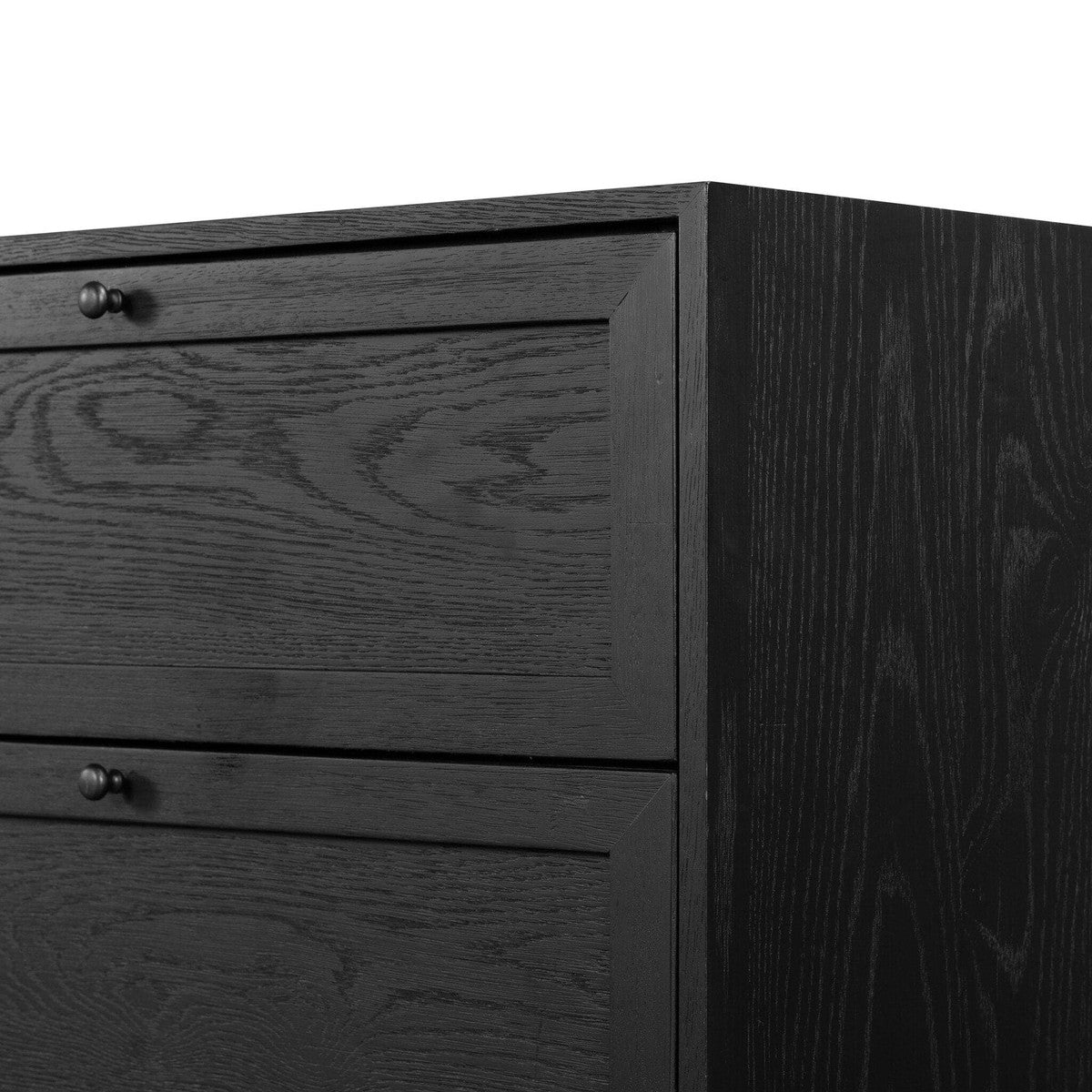 Millie 9 Drawer Dresser - Drifted Matte Black Veneer