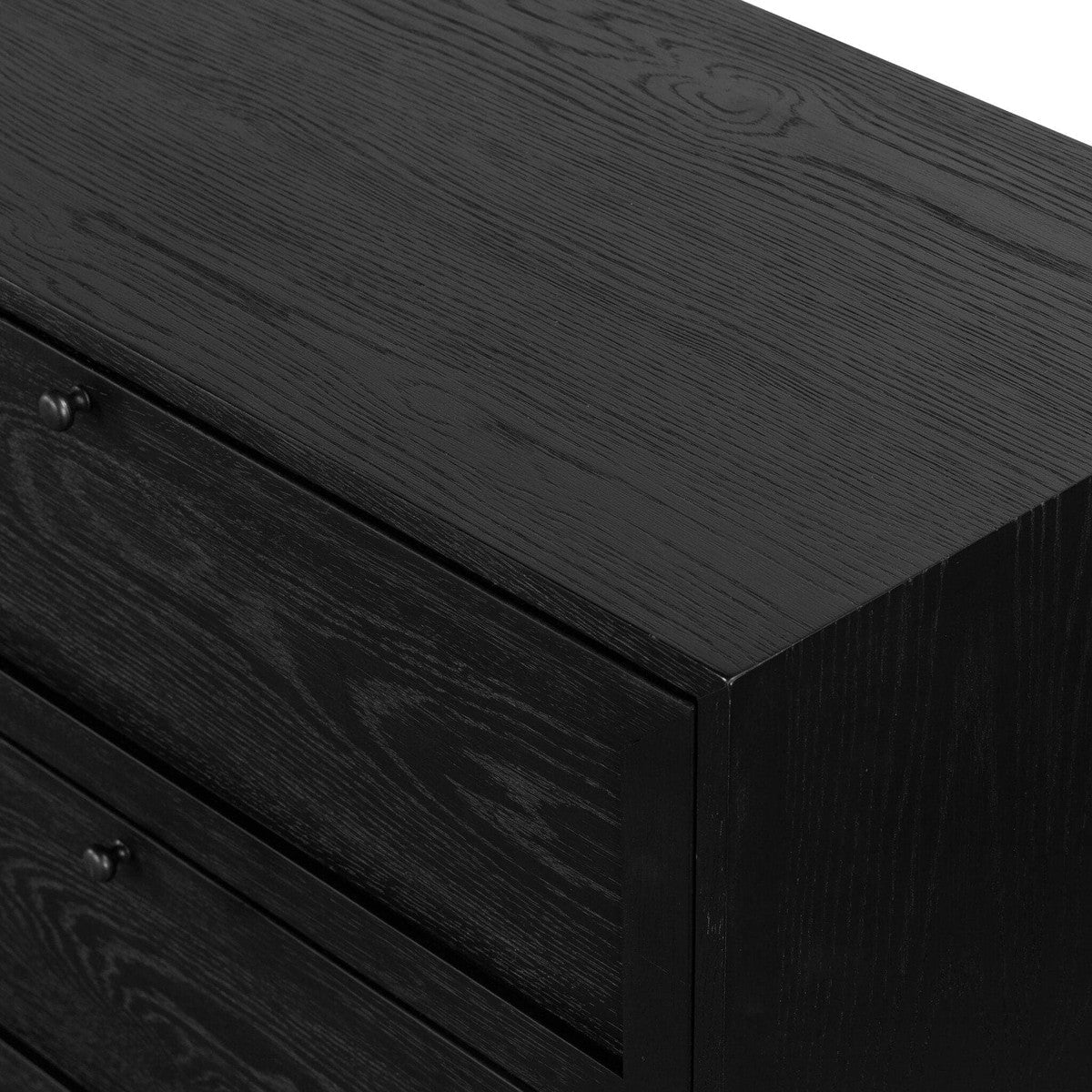 Millie 9 Drawer Dresser - Drifted Matte Black Veneer