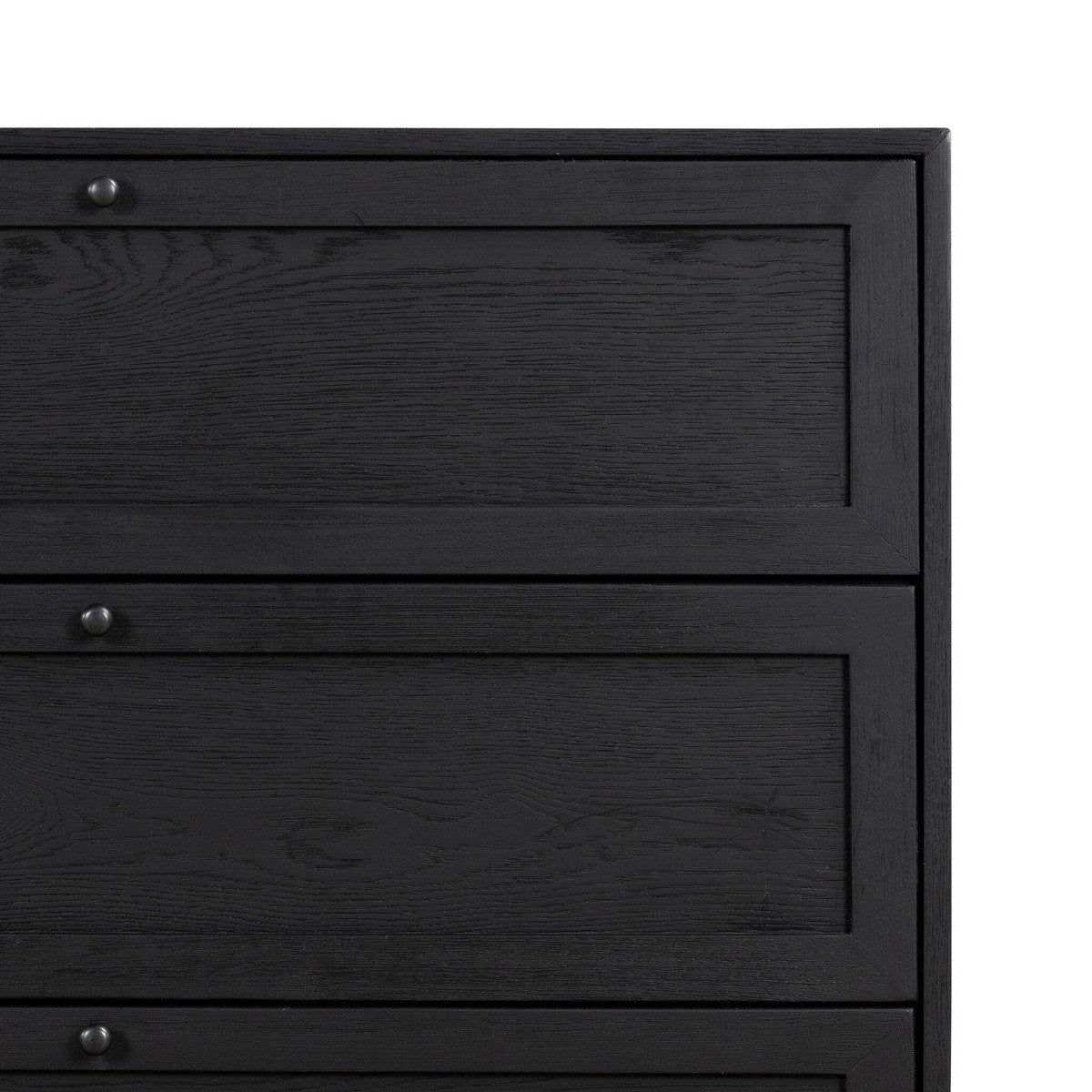 Millie 6 Drawer Dresser - Drifted Matte Black Veneer