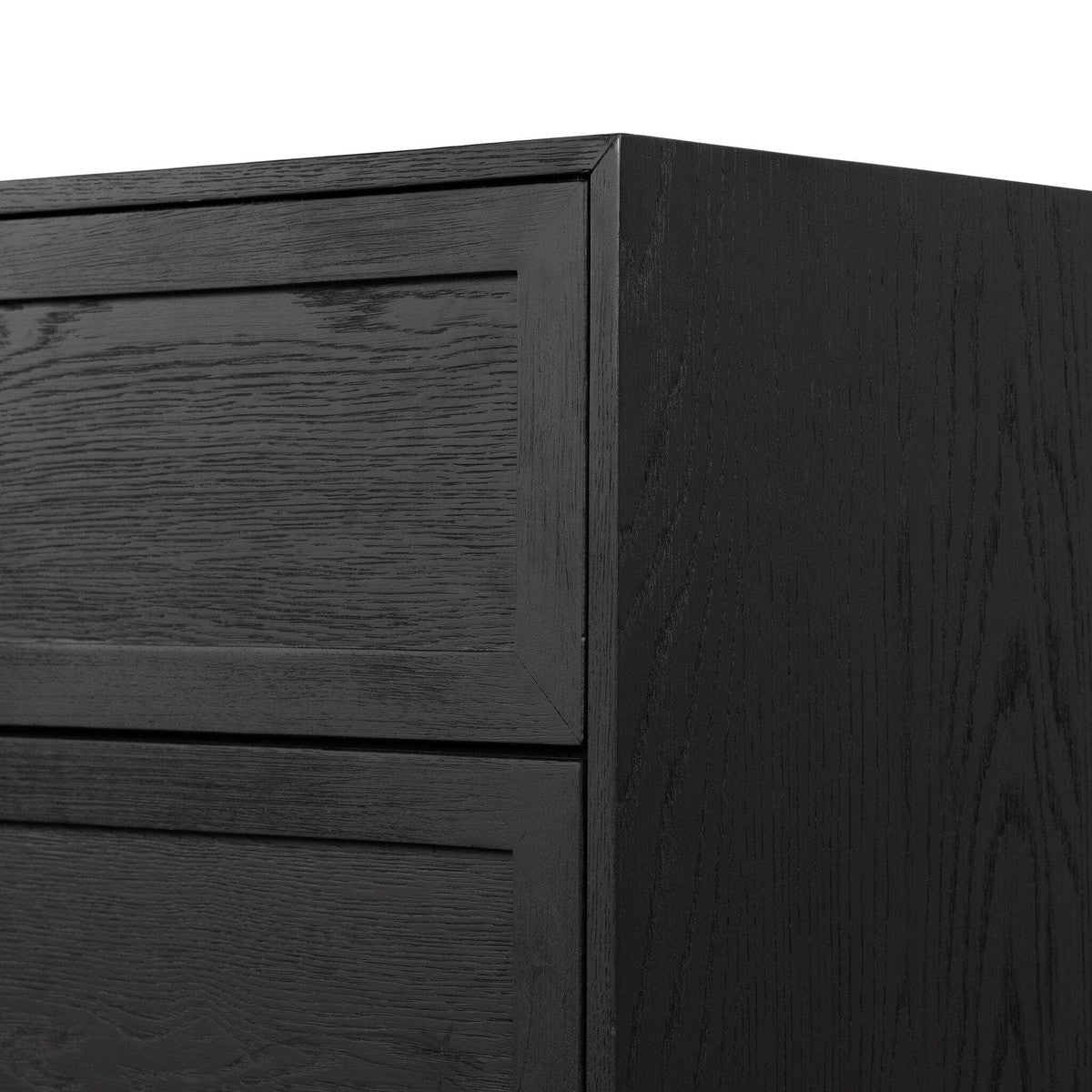 Millie 6 Drawer Dresser - Drifted Matte Black Veneer