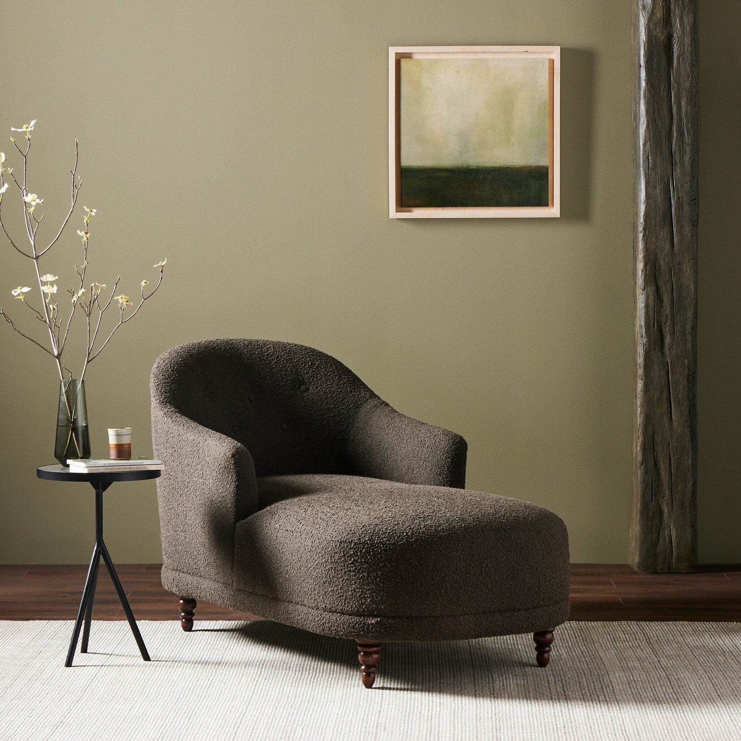 Marnie Chaise Lounge - Knoll Mink