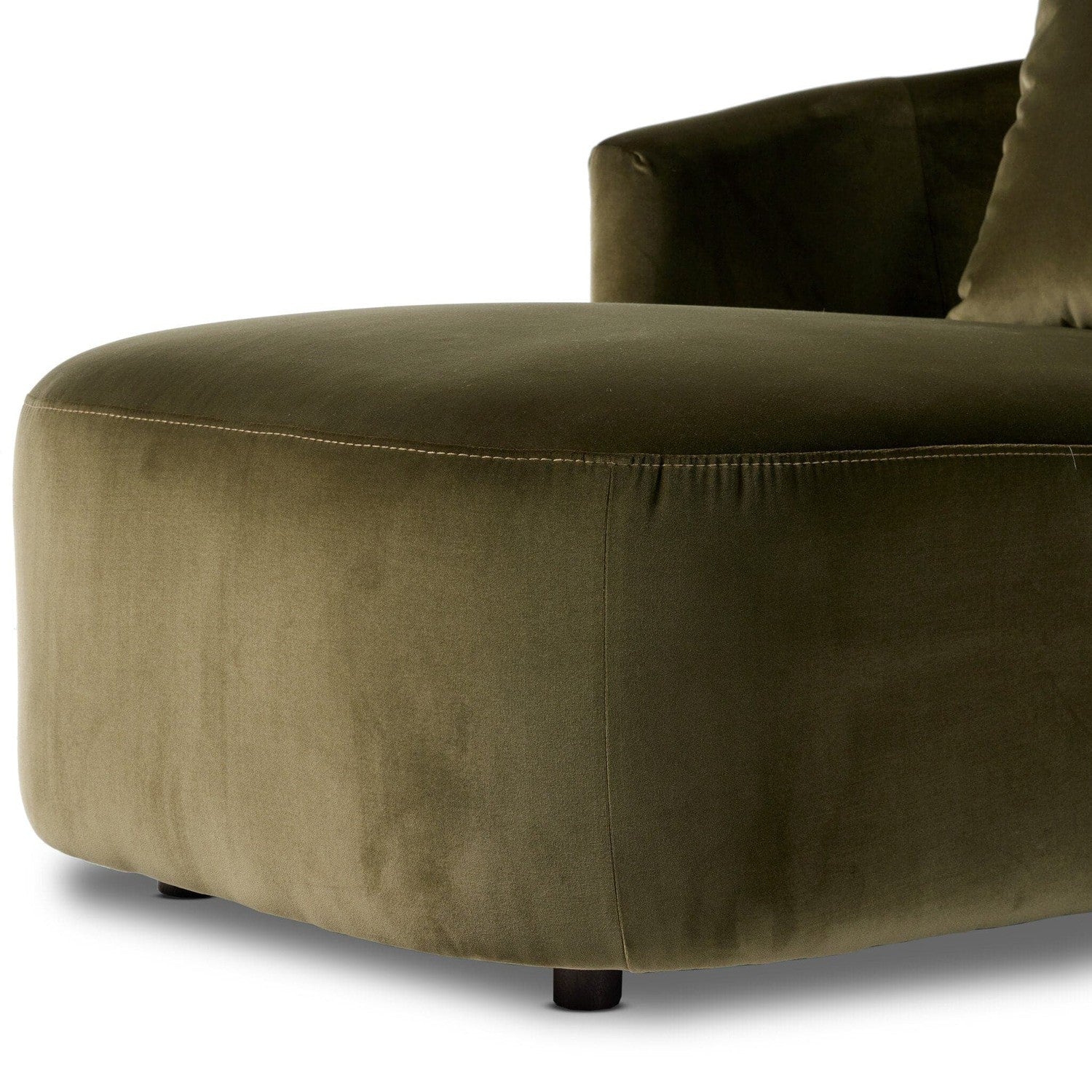 Farrah Chaise Lounge - Surrey Olive