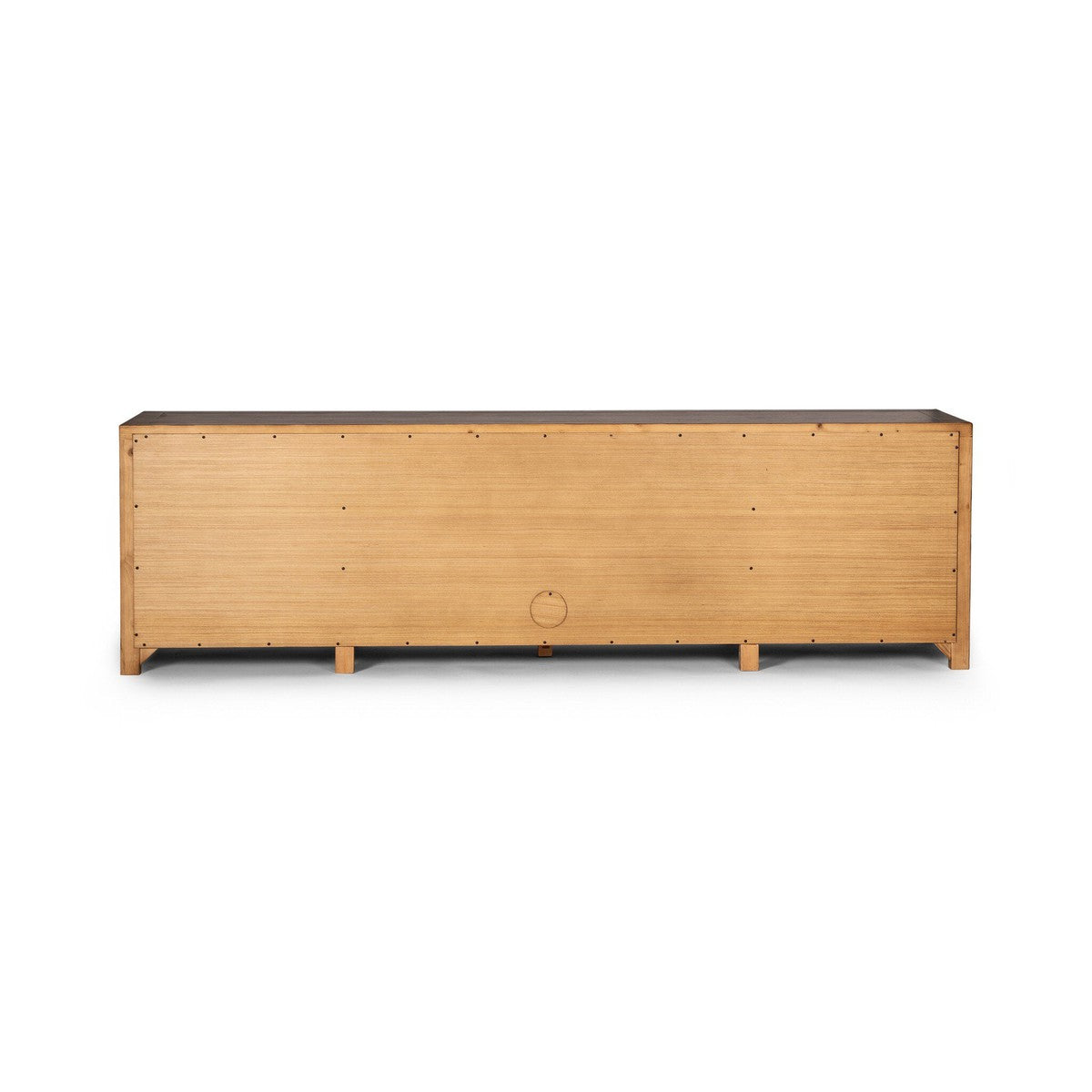 Gaines Media Console - Aged Pine - Brown, Copper