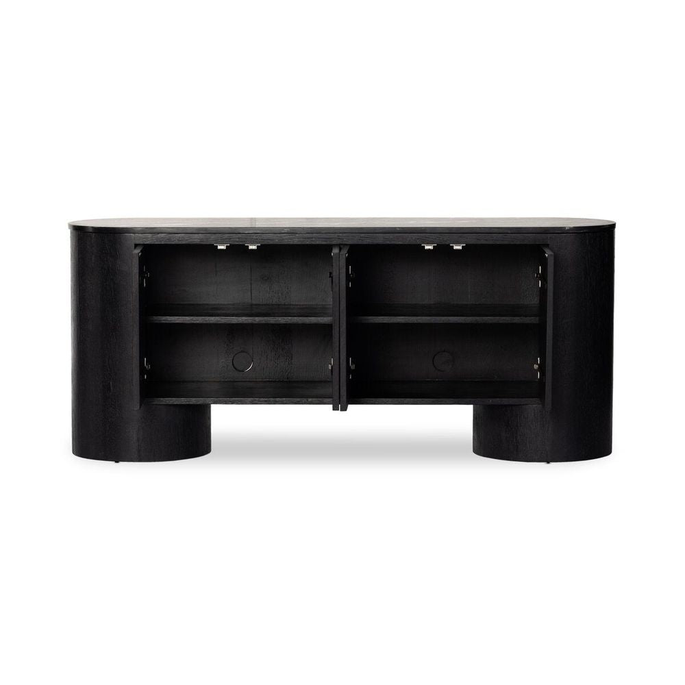 TV Stands & Media Consoles Domenico Media Console - Black Oak