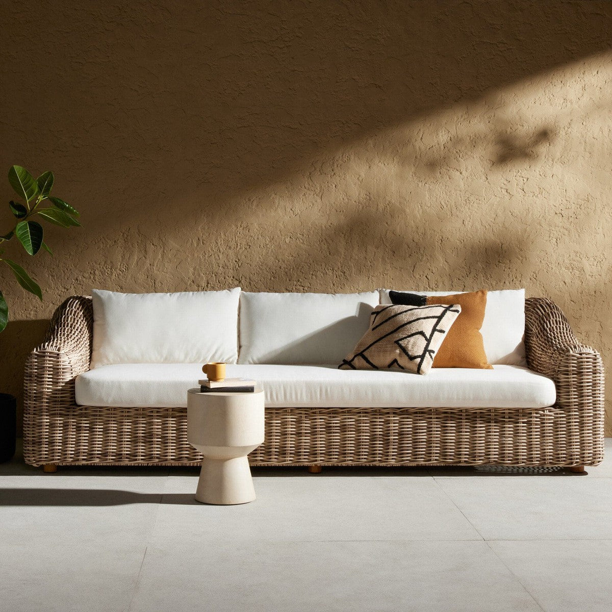 Messina Outdoor Sofa - Venao Ivory