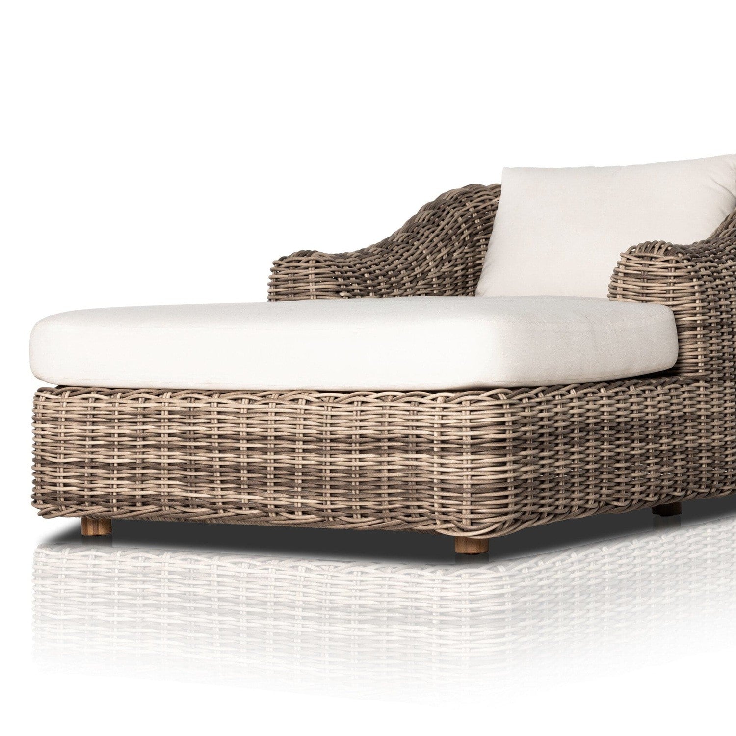 Messina Outdoor Chaise Lounge - Venao Ivory