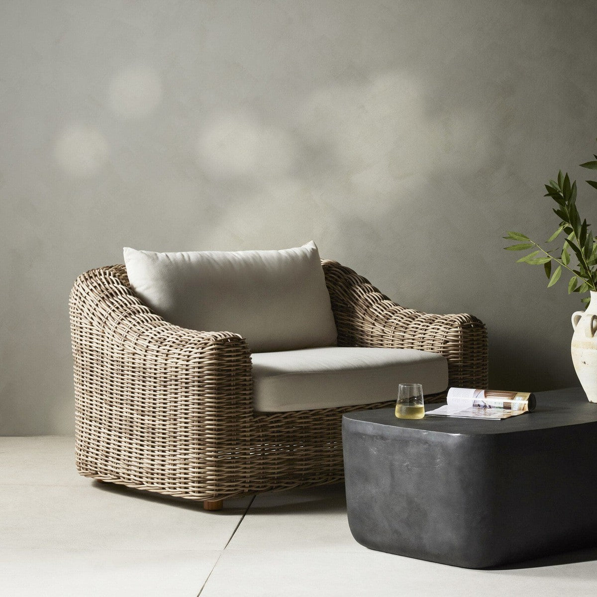 Messina Outdoor Chair - Venao Ivory