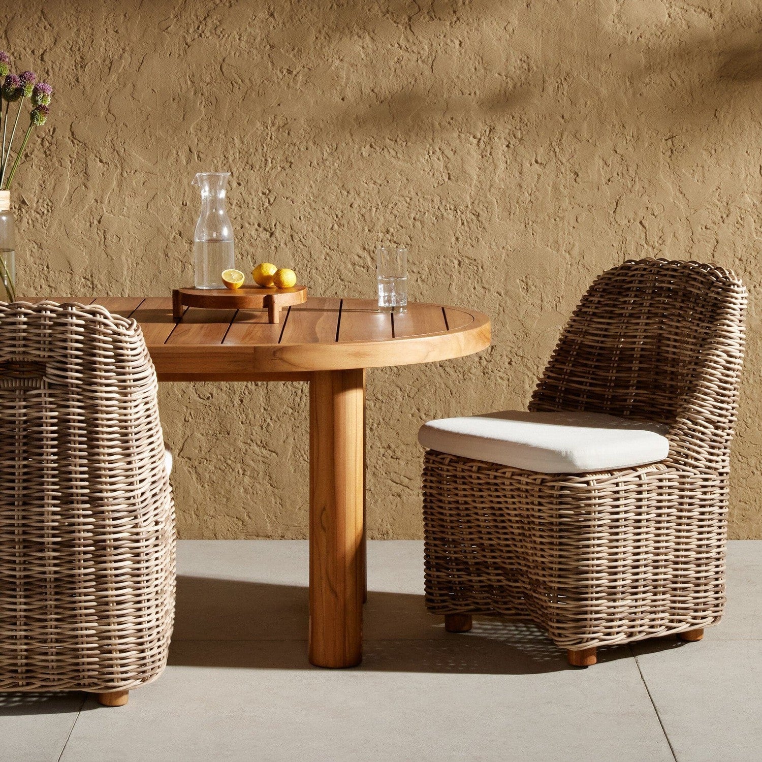 Messina Outdoor Dining Chair - Venao Ivory