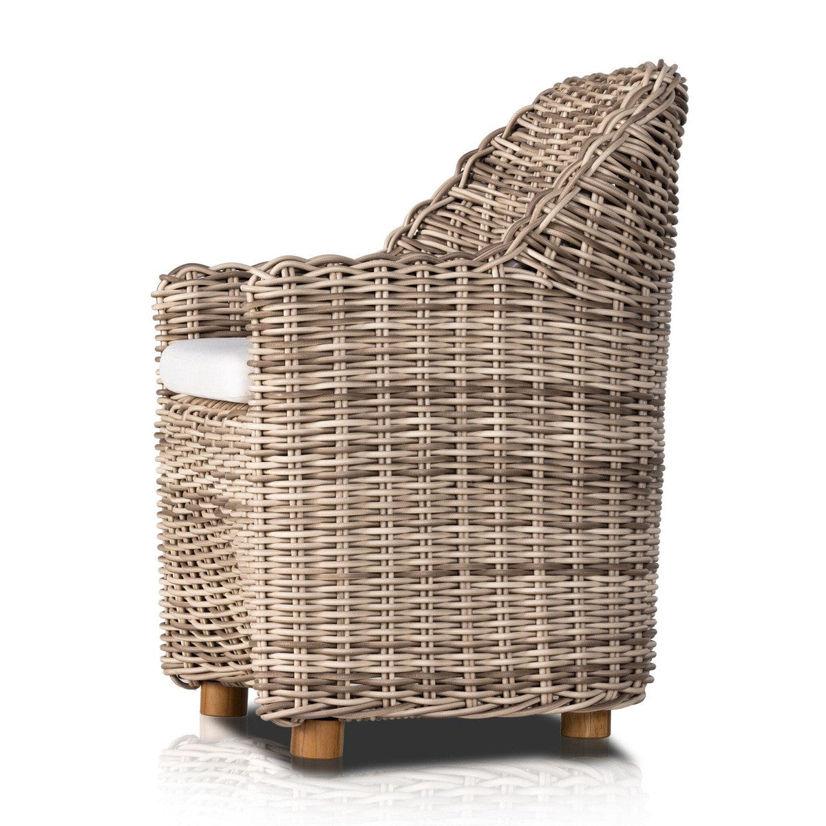 Messina Outdoor Dining Armchair - Venao Ivory