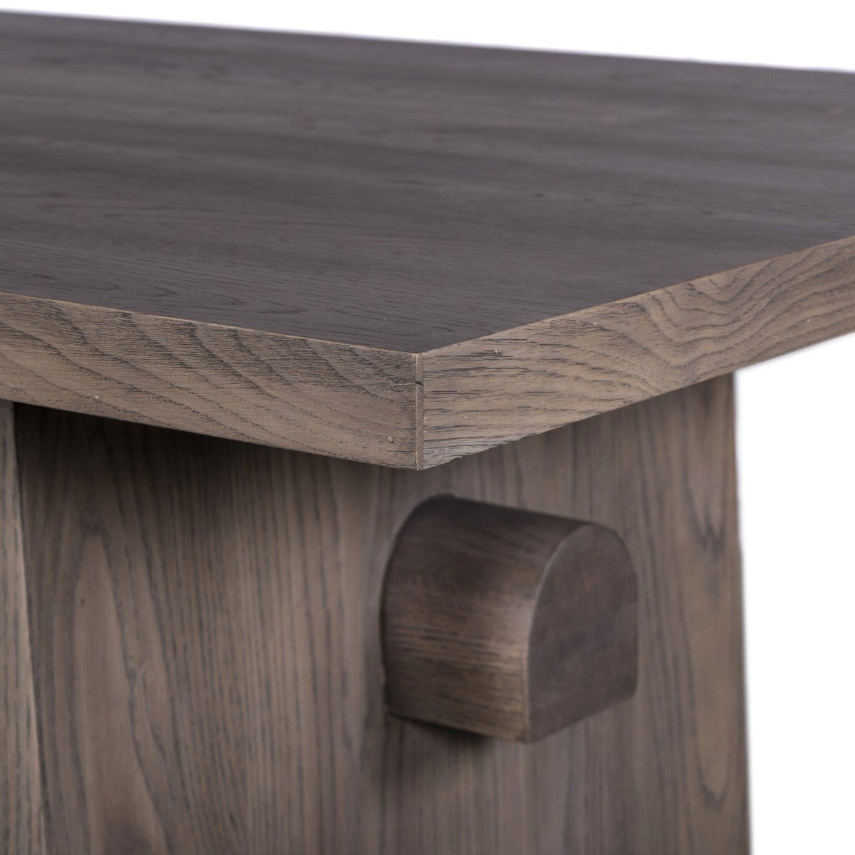 Malmo Dining Table 108" - Aged Natural Oak Veneer