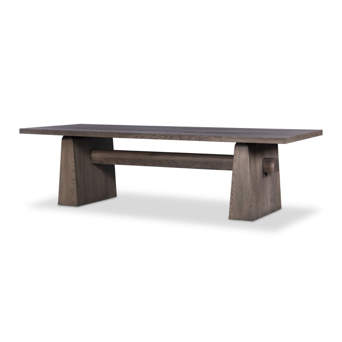 Malmo Dining Table 108" - Aged Natural Oak Veneer