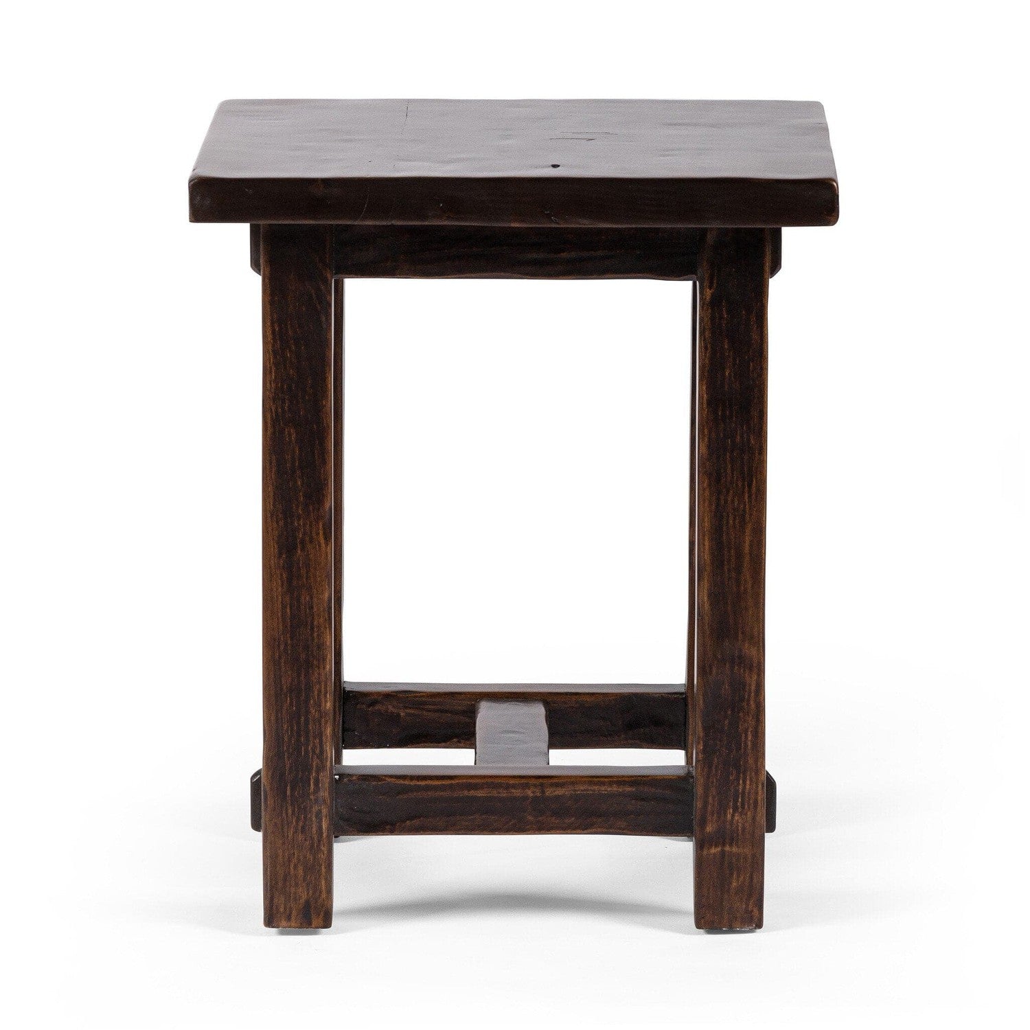 Rinda End Table - Distressed Walnut