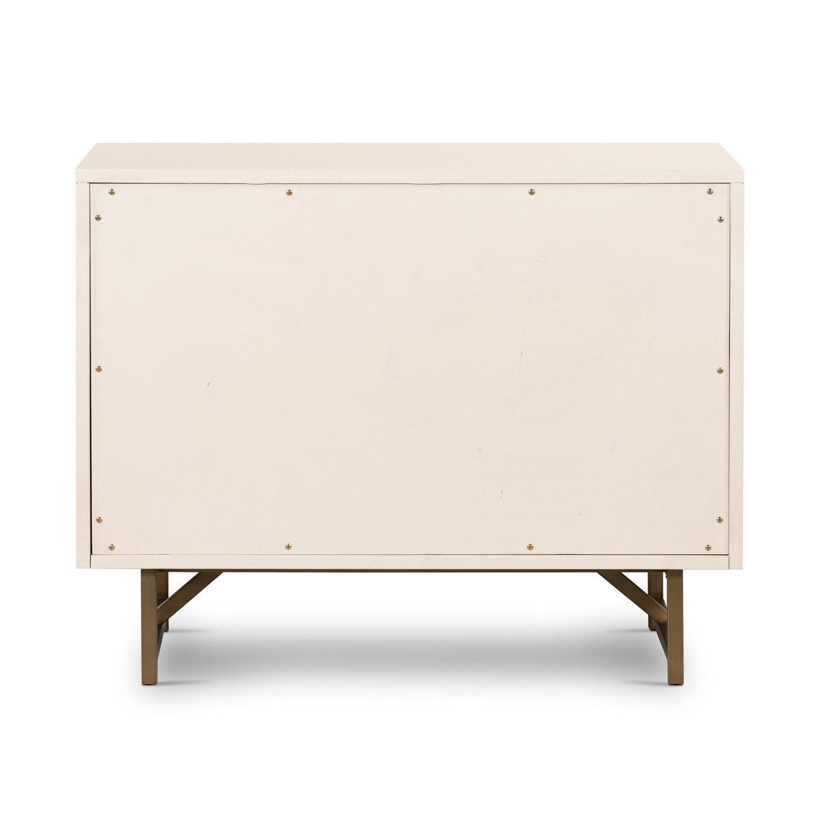 Van Rectangular Nightstand - Matte Alabaster