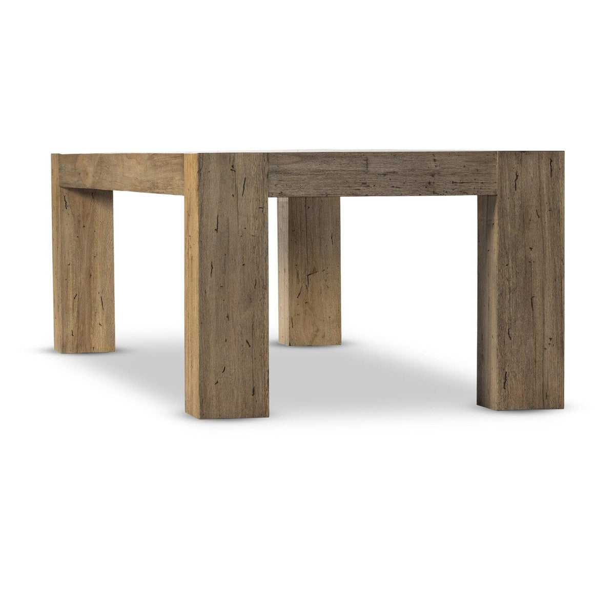 Abaso Dining Table - Rustic Wormwood Oak