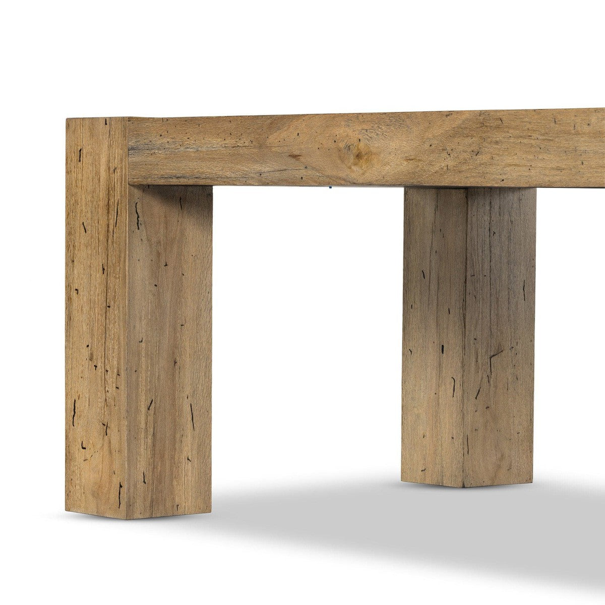 Abaso Dining Table - Rustic Wormwood Oak