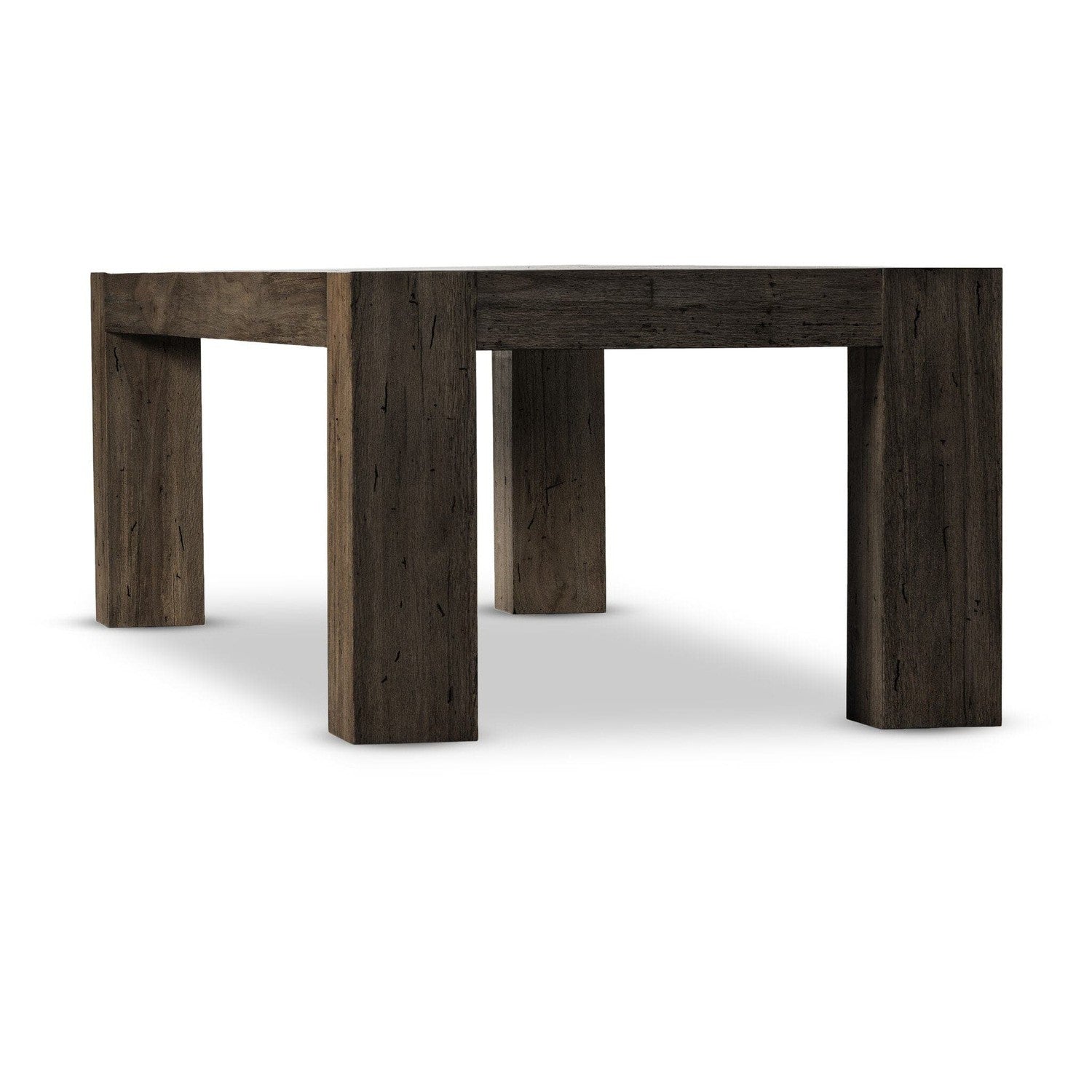 Abaso Dining Table - Ebony Rustic Wormwood Oak