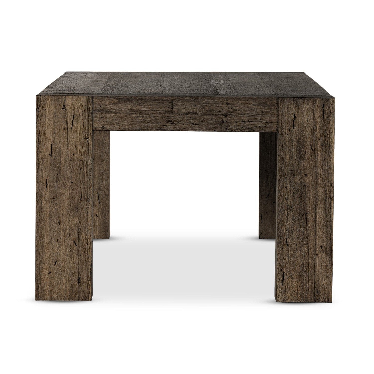 Abaso Dining Table - Ebony Rustic Wormwood Oak