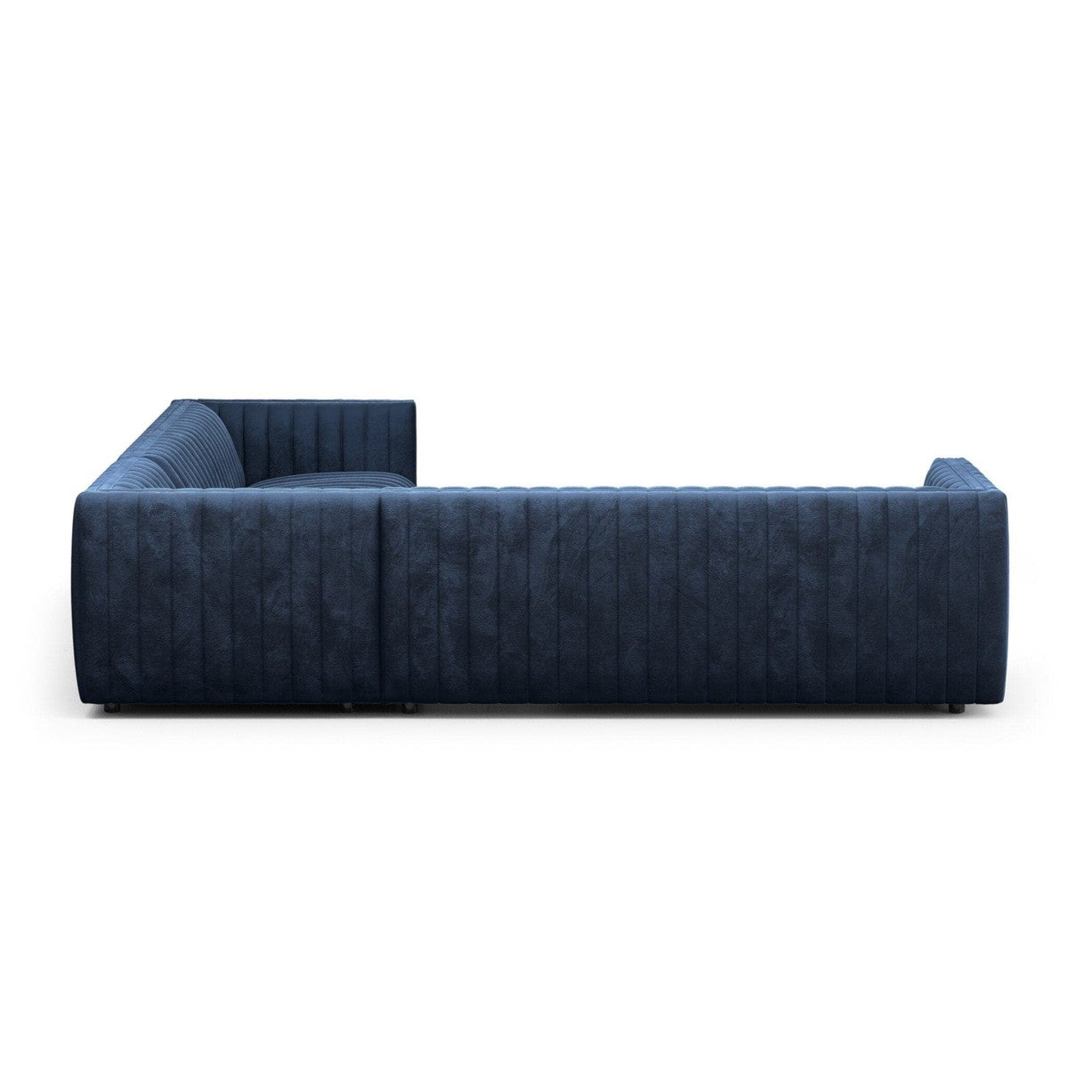 Augustine 3-Piece Sectional - Sapphire Navy