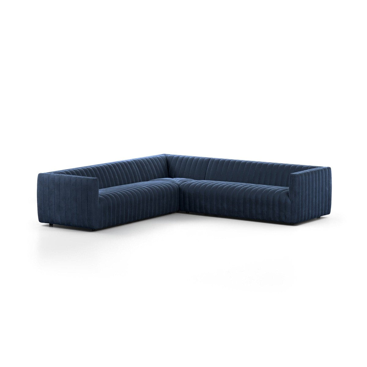 Augustine 3-Piece Sectional - Sapphire Navy