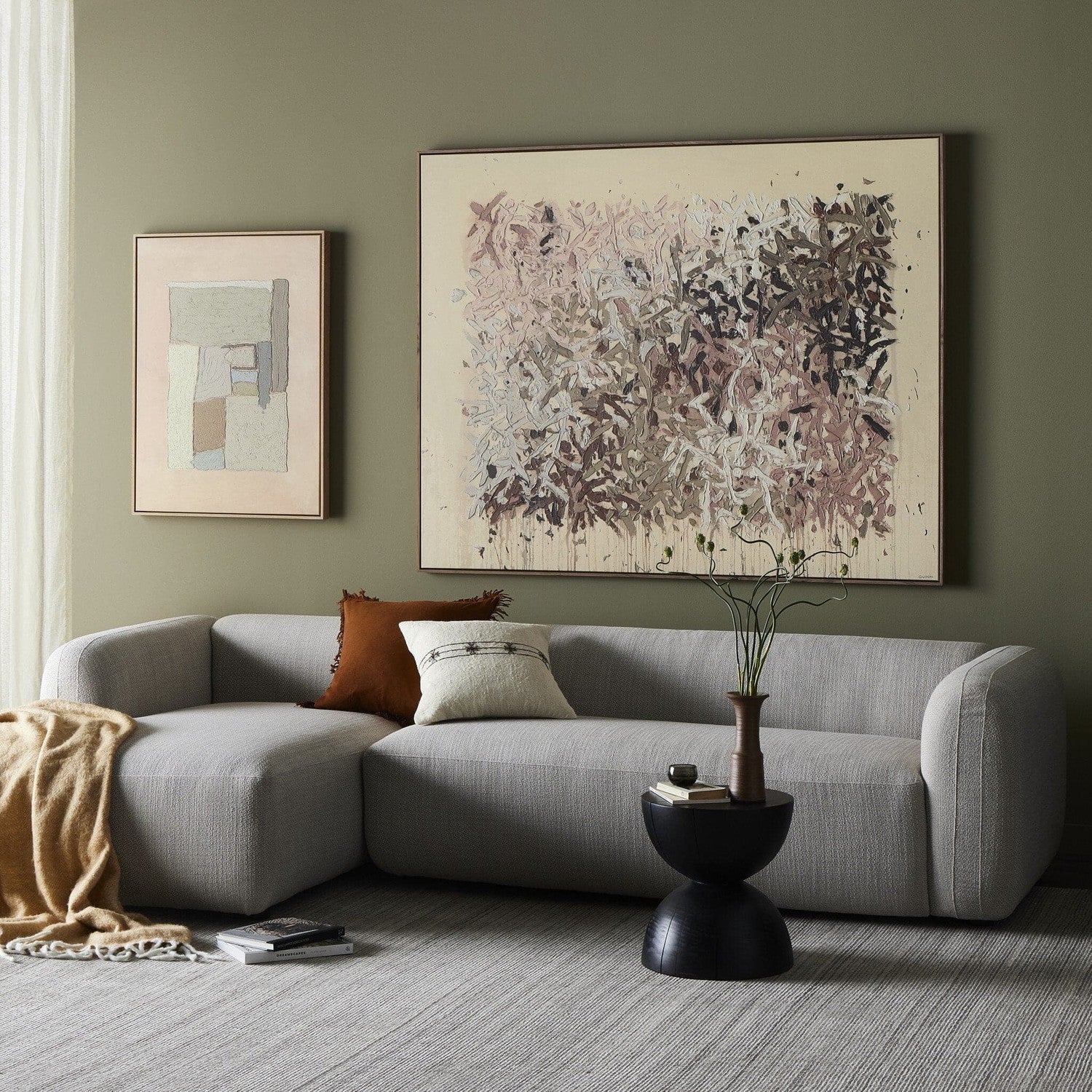 Nara 2-Piece Sectional - Gibson Wheat