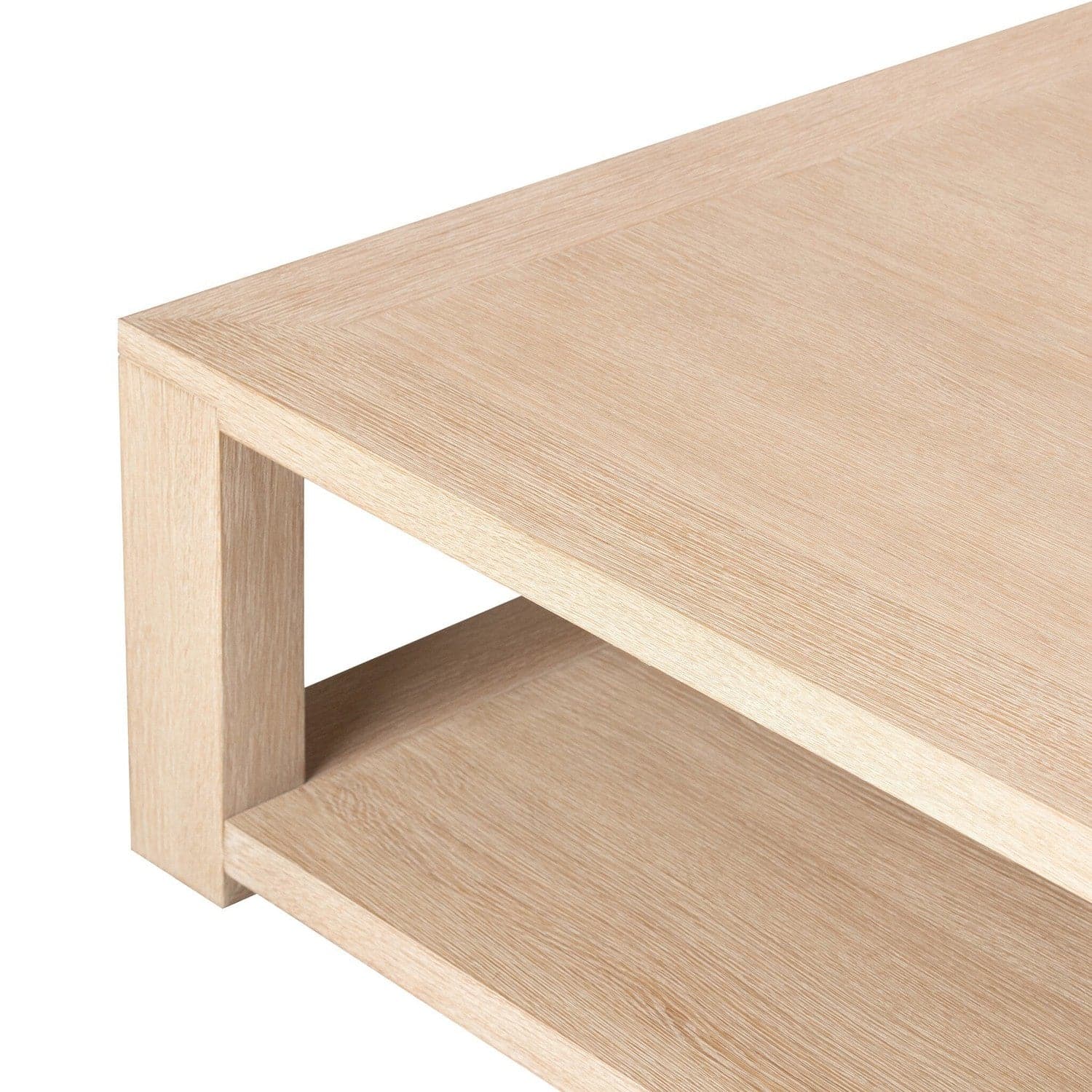 Thomas Coffee Table - Bleached Oak Solid